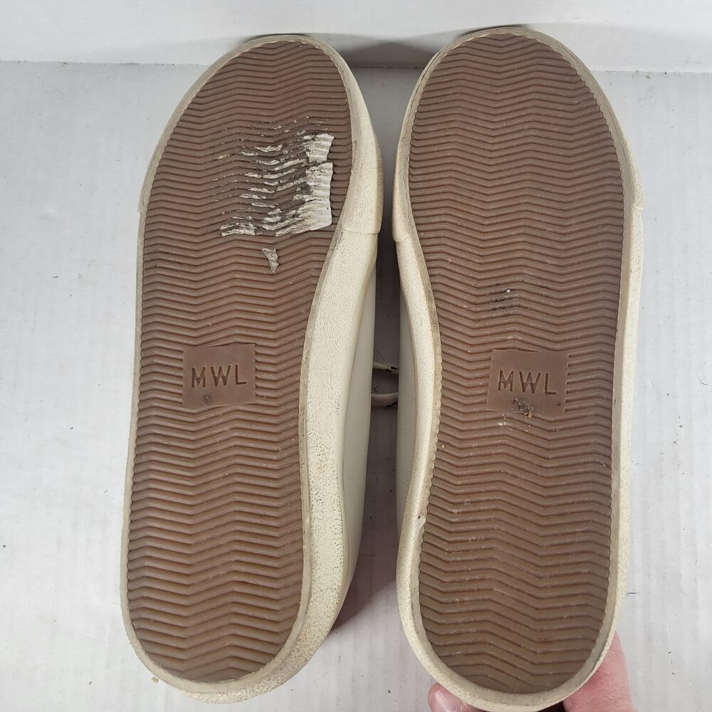 Madewell Leather Leopard Print Casual Lace Up Sidewalk Low-Top Sneakers Size 7.5 - Picture 9 of 9